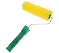 RORPOIR Rodillo de Pintura Texturizado Fácil de Limpiar y Alta Eficiencia para Paredes con Mango Ergonómico, Esponja Amarilla para Pintar Paredes