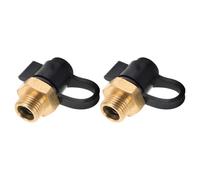 RORPOIR Válvula de Tanque de Aire Portátil para Compresores de Aire, Accesorio Metálico y Plástico Adaptador, Fácil Reemplazo Radiadores, Pack de 2 Unidades