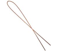 RORPOIR Varilla de puesta a tierra de cobre de 5 mm diámetro, longitud 1 metro, barra redonda con alta dureza y ductilidad para aplicaciones en metalurgia y soldadura