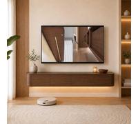 Rorquscade Consola TV De Pared, Mueble TV Suspendido, Soporte TV Flotante Consola Multimedia