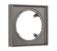 Rosa de extensión hansgrohe ShowerSelect Comfort E 22mm, 13617340, Color: Cromo negro cepillado