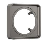 Rosa de extensión hansgrohe ShowerSelect Comfort Q 22mm, 13618340, Color: Cromo negro cepillado