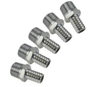Rosca BSP de 3/8" para manguera, conector de manguera flexible/aire de 3/8", paquete de 5 unidades FT036