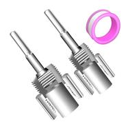 Roscadora para tubos de PVC - Roscadora eléctrica para tubos - Cortadora de roscas macho hembra 1/2 y 3/4, para reparaciones domésticas, tuberías hídricas, juntas de procesamiento de madera