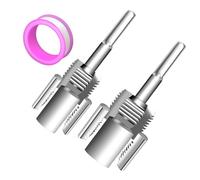 Roscadora Para Tubos PVC - Roscadora Eléctrica Para Tuberías,Dispositivo De Corte Externo E Interno Con Machos De 13mm Y 19mm Para Metal, Jardinería, Reparaciones Domésticas Y Sistemas De Riego