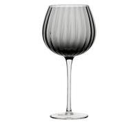 Rose&Tulipani Prismia - Copa de cristal (460 ml), color gris