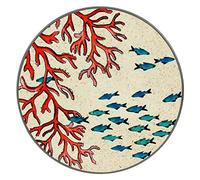 Rose & TULIPANI - Salvamanteles Coral Sea Life