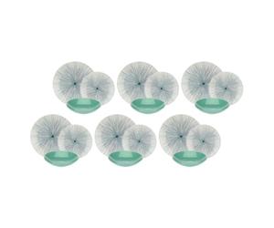 Rose & tulipani thun juego de 18 platos warm on me