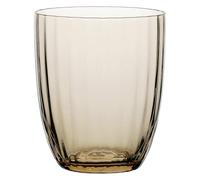 Rose&Tulipani - Vaso ámbar de cristal, capacidad 310 ml, colección Prismia