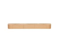 ROSEEONNE Mueble de TV suspendido montado en la Pared for Sala de Estar | Consola de TV montada en la pared Atelier, centro de entretenimiento con diseño flotante
