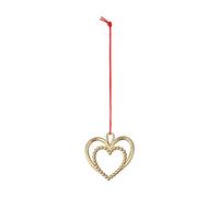 Rosendahl Colgante de Navidad de corazón Karen Blixen 6.5 cm Dorado