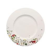 Rosenthal Brillance Fleurs Sauvages Plato Llano con ala, Porcelana De Hueso, Multicolor, 28x28x2 cm