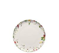 Rosenthal Brillance Fleurs Sauvages Plato Llano, Porcelana De Hueso, Multicolor, 21 cm