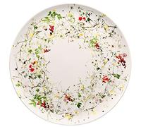 Rosenthal Brillance Fleurs Sauvages Plato Presentación, Porcelana De Hueso, Multicolor, 35x35x3 cm