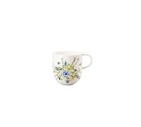 Rosenthal Brillance Grand Air - Taza de café con asa para bebidas calientes, taza con asa de porcelana china, vajilla para lavavajillas, diámetro 7,4 cm, altura 8,6 cm, 340 ml, multicolor azul