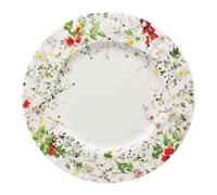 Rosenthal Brillance Fleurs Sauvages Plato Llano con ala, Porcelana De Hueso, Multicolor, 23x23x2 cm