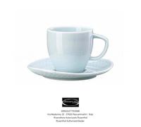 Rosenthal - Junto Opal Green - Taza espresso Con Plato 9 etallista