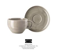 Rosenthal - Junto Pearl Grey Taza Desayuno / Cafè au lait + Plato - 0,40 L