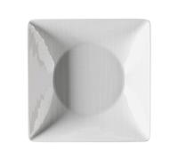 Rosenthal Plato hondo Mesh cuadrado 20 cm blanco