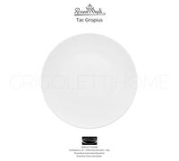Rosenthal TAC GROPIUS BLANCO - Platos de desayuno (2 unidades, 22 cm), color blanco