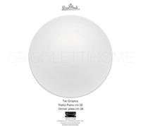 Rosenthal Tac Gropius Plato Plano 28 cm Blanco Redondo Porcelana