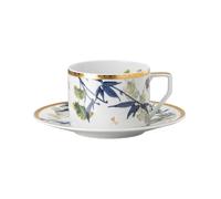 Rosenthal Taza de té y platillo Rosenthal Heritage Turandot blanco
