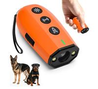 RoserRose Dispositivo antiladridos para perros, dispositivo ultrasónico antiladridos, recargable, repelente de perros ultrasónicos con linterna de frecuencia, parada de ladridos para perros pequeños y