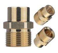 Rosfix Adaptador M22 a 1/4" latón M22 x 1,5 14 mm compatible con Kranzle