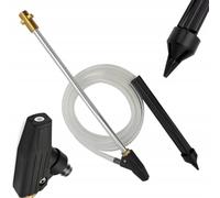Rosfix Juego de chorro de 3 m, manguera de 460 mm, boquilla de cerámica compatible con Karcher K2 K7