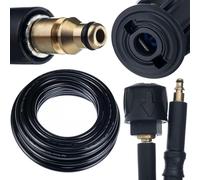Rosfix - Manguera de alta presión de 10 m Quick Connect - Nylon reforzado, 200 bar, 60 °C | Click Connect | Compatible con lavadora de alta presión Stihl, Nilfisk, Gerni