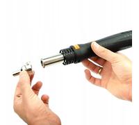 Rosfix Pistón 858D - Pieza de mano de aire caliente para estación de soldadura | Extraíble, control de temperatura, modo de seguridad, compatible con boquillas, accesorios para reparación SMD