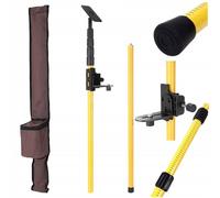 Rosfix Trípode telescópico de 405 cm, aluminio, 1/4 pulgadas, pinzas excéntricas con bolsa