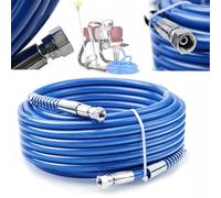 Rosfix Tubo para agregado Airless 30m - TPU reforzado, 228 bar, conexiones giratorias 1/4" | Alta flexibilidad y resistencia | Accesorio para pintura profesional