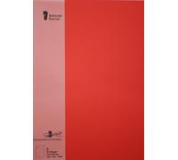 Rossler - pack 5 unids. tarjeta a4 color rojo tomate