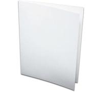 Rossler - pack 5 unids. tarjeta doble a6 color blanco
