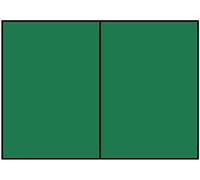 Rossler - pack 5 unids. tarjeta doble a6 color verde acebo