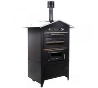Rossofuoco Sedicinoni 80 Black - Horno de leña de exterior