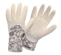 Rostaing Flower -IT08 - Guantes de jardinería lavables impermeables naturales de látex Flower talla 08, color blanco roto, 8
