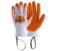 ROSTAING Guantes de jardinería para niños GASTON - Un par de guantes de jardinería y bricolaje - Para las manos pequeñas y delicadas y la seguridad de sus hijos, Naranja