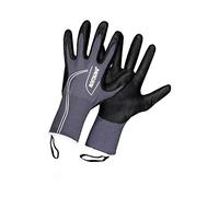 ROSTAING Guantes MAXIPRO - Guantes de manejo y protecciones - Guantes de trabajo - Ideal para todos los trabajos de jardinería y bricolaje en medio húmedo y seco, gris y negro