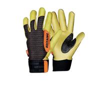 ROSTAING Guantes RAMEAU - Par de Guantes de poda de Cuero - Todos los Trabajos de poda intensiva en ambientes Secos y húmedos - Cuero tratado hidrófugo curtido en Francia - Excelente Apoyo a la poda