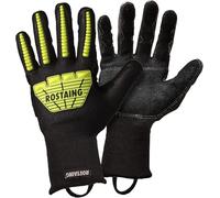ROSTAING Par de guantes de bombero pro RESCUEFLUOBCSC - Para Rescates en Carretera - Guantes de Desincarceración y Despeje - Guantes Anticorte - Guantes de Protección contra Impactos