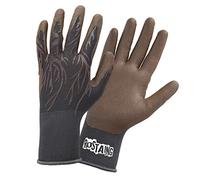 Rostaing RooTS-IT07 - Guantes de jardinería finos, ultra cómodos, resistentes a la abrasión, talla 07, marrón/gris, 7
