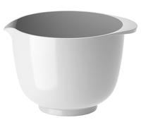 Rosti Margrethe - Cuenco para mezclar (1,5 L), color blanco | Cuenco y cuenco para masa irrompible con mango y boquilla de plástico reciclable - Altura: 12,7 cm, diámetro: 16,2 cm