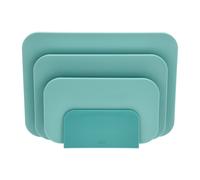 Rosti Set de 3 tablas de cortar y soporte Choptima Nordic green