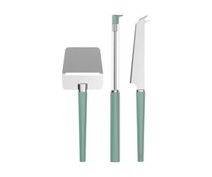 Rosti Set de 3 utensilios para quesos Emma Nordic green