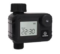 Rosvola Aspersor de Jardín para Césped, Uso Exterior | Controlador de riego programable con manguera a prueba de lluvia IP55, retardo por lluvia, modo manual, pantalla LED