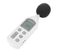 Rosvola Práctico Mini Medidor de Ruido Digital Medidor de Nivel de Sonido Liviano para Hoteles y Salas de Conferencias de 30 DBA a 130 DBA