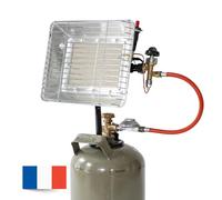 Rothenberger Industrial 035985F - Calefacción radiante Brasero Infrarrojo de Astillero Piezo, 4200 W, Gris