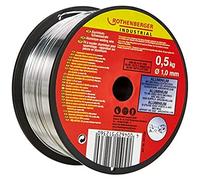 ROTHENBERGER Industrial Electrodo de alambre | Ø: 1,0 mm; Suministro de gas: Argón, Helio | 0,5 kg